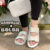 Kit Sandália Papete Birken Duas Tiras Feminina + Bolsa Original – Sola Alta