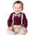 Conjunto Bebê Estiloso Menino Body ou Camisa Marsala e Calça Social Infantil Casamento Festas Pronta Entrega