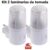 kit 2 luminária de tomada abajur de led bivolt para sala quarto luz noturna