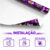 Papel de Parede Adesivo Açai Açaiteria Sorvete Roxo Decoração Vinil