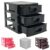 Gaveteiro Organizador De Mesa Micro Porta Tudo – 3 Gavetas