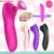 Vibrador Estimulador Sugador de Clitóris e Mamilo Recarregável 10 frequências