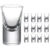 Copo de Dose Vidro Shot para Whisky Tequila Licor Cachaça 16ML Kit Conjunto com 12 Unidades