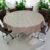 Toalha Forro de Mesa Redonda 6 Cadeiras 1,80m em Jacquard