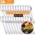 KIT 42 Colher de Mesa GRANDE Talher Aço Inox Refinada Sopa Arroz Caldinho Para Casa Cozinha Bar Restaurante Buffet
