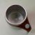 Caneca Mixer Magnética Térmica Marrom 380ml Prática, Automática e Elegante