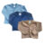 Kit com 3 Casaquinhos de Bebê Inverno 100% Algodão.