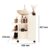 Gabinete De Banheiro Classic C/rodizio Para Pia Com Coluna Moderno Off White