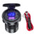 Tomada Carregador Carro Usb Tipo C Pd3.0 Voltimetro Vermelho