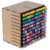 Organizador Em MDF Cru 120 Espaços P/ Canetas Bobbie Goods