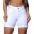 Short Feminino colorido Jeans Meia Coxa premium Branca, Preta e Jeans empina bumbum