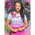 T-shirt Bordada Rosas 3D Blusa Baby Look P – GG Moda Blogueira 100% Algodão Feminino