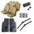 Kit Capa Couro Banco Carro Tapete capa Volante Palheta Chevrolet celta classic corsa hatch e sedam