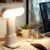 Luminária De Mesa Abajur Recarregavel Led USB Portátil Sem Fio Lâmpada Para Quarto