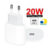 Caixinha Carregador Turbo 20W – Fonte Tomada Tipo C Turbo X Cabo Lightning para iPhones