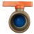2x Registro De Esfera Soldável PVC 20mm (1/2) Marrom