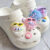 INS Bowknot Fairy Coal Ball Charm Candy Cor Plush Hole Shoes Botão Decorativo Sapatos Femininos Infantis Jibz