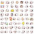 120/60PCS Cute Snoopy Não Repetitivo Adesivos De Grafite À Prova D’água Para Bagagem De Telefone Decalques Notebook Crianças Presente