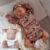 Reborn 49CM Vinil De Silicone De Corpo Inteiro Rosalie Recém-Nascido Bonecas Dormindo Bebê Pintadas À Mão Pele 3D Com Veias Visíveis