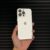 Ultra-fino Capa Iphone Laca metálica De Estojo silicone fosco Luxo Para Iphone 11 12 13 14 15 Pro Max 15 Plus
