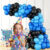 Kit 150 Balão Tema – Preto + Azul Claro + Azul Escuro Para Arco Descontruído, Decoração e Eventos.