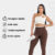 Conjunto de calça legging + Top gota fitness academia roupa treino crossfit malhar bojo removível