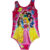 BODY MAIO COLLANT PRINCESAS INFANTIL PISCINA PRAIA NATAÇÃO
