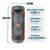 Caixa De Som Bluetooth Portátil Potente Falantes 2x 6,5″ 200W FM LED RGB Festa Viagem Praia Piscina