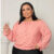 Blusa Ciganinha Tecido Bordado LESSIE Manga Longa Feminina Plus Size Moda 2026