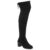 Bota Feminina Over The Knee com Ajuste Salto Bloco