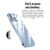 Kit 2em1 Compativel Com iPhone SE 2020 2a Geracao – Capa Clear Space + Pelicula de Vidro 3D Full Cover