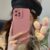 Capa De Celular Flexível Compatível Com IPhone 14 11 12 13 Pro Max XR XS 7 8 Plus SE 2020 Cor Rosa Anti-Impacto TPU