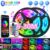 Fita LED 5M-30M USB Bluetooth RGB 5050 5V Flexível Para Decoração De Quarto Diodo Luz Traseira De TV