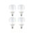 Kit 4 Lâmpada Led Bulbo 50w 6500k Econômica Forte Iluminação Luz Potente Branco Frio Soquete E27 Bivolt 127v 220v