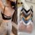 ZXYOUPING kit 1/4 Sutiã Esportivo costas de beleza cruzada grande U , sexy Sutiã sem aro com bojo confortável,sutiã push-up,top Academia/fitness/yoga/Roupa Íntima