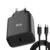 Carregador Super Turbo 50W Ultra Rápido USB-C E Cabo USB Tipo C de 1m – Compatível com Celulares Samsung Motorola iPhone