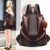 Mochila Feminina de Ombro Grande Capacidade Estilo Europeu e Americano PU Cor Pura Simples Bolsa Atualizada