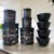 Kit de potes mantimentos cozinha com 5 peças + 4 potes redondos Boll de plástico