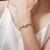 Pulseira Para Berloques Coração Cravejado