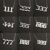Titanium steel 1-9 number pendant suitable for men and women necklaces hip hop punk birthday valentine’s day