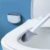Escova Sanitária Quadrada Limpeza Banheiro Parede Silicone privada suporte