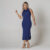 Kit 2 Vestido Midi Feminino Fenda Lateral Malha Canelada Vestido Longo Gola Alta Luxo