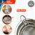 Kit 2 Peneiras 22 e 20cm 10cm 100% Aço Inox Utensílios de Cozinha Conjunto Premium Coar Suco Confeitaria Coador Fritura