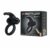 Anel Peniano Eudora com Vibrador Silicone Preto Prova D’agua