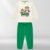 Conjunto Infantil Menino Camiseta Meia Malha Calça Moletom Confortável Moderno Milon 2000809