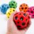 Bola Pu Bouncy Ball Hole Ball Bola Coral Bola Lua Bola de Borracha Diâmetro 6,6cm Alto Rebound Toy Hot-selling