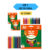 Kit 3 Caixa de Giz de Cera Fino 88mm Caixa com 12 Cores Leo&Leo