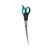 Tesoura Curva Laser 7.5″ Azul Propetz