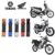 Manopla Moto Punho Esportivo Peso Curto XJ6 Hornet Cbx Fazer cb 500 xt600 xt600 YBR Cg Titan
