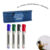 Kit 4 Pincel Para Quadro Branco Diversas Cores Recarregável + Apagador Quadro Branco Masterprint
